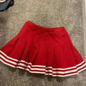 Red Game Day Cheer Skirt